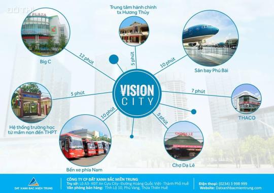Mở bán dự án có tính thanh khoản tốt nhất tại Huế, Vision City, đặt chỗ giá chỉ từ 3.7 triệu/m2