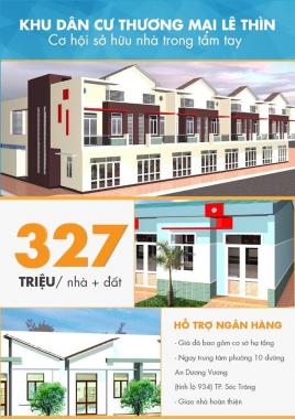 Bán dự án KDC thương mại Lê Thìn, giá rẻ Phường 10, TP Sóc Trăng