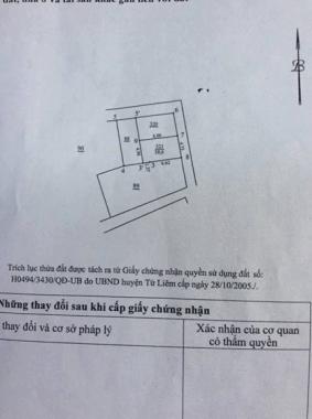 Bán đất tại đường Lê Quang Đạo, Nam Từ Liêm, Hà Nội. Diện tích 38.6m2, giá 1.75 tỷ