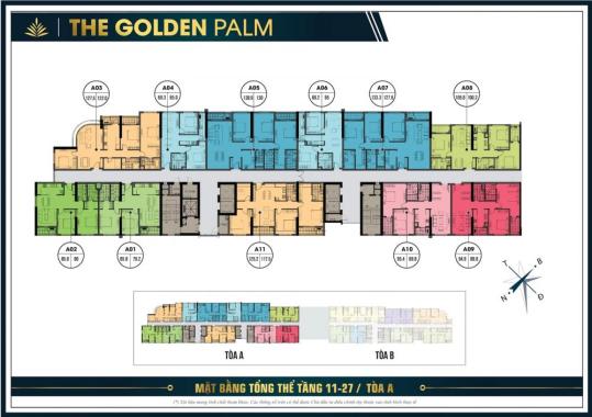 Hãy nhanh chân đến The Golden Palm để sở hữu căn hộ chỉ từ 32tr/m2