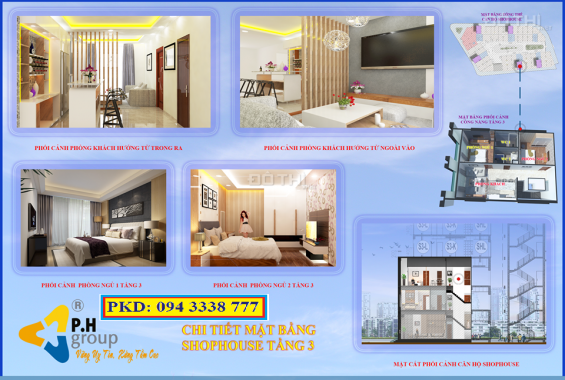 Nhà tầng trệt MT - PH Nha Trang - CH đang được mong đợi nhất tại Khánh Hòa. Hotline 094 3338 777