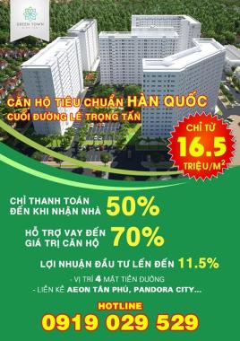 Bán căn hộ chung cư tại dự án Green Park Bình Tân, Bình Tân, diện tích 68m2, giá 1 tỷ