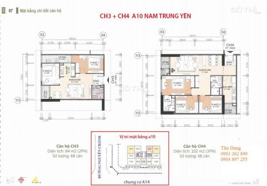 Tôi có suất ngoại giao chung cư A10 Nam Trung Yên, (0983 262 899). Giá rẻ