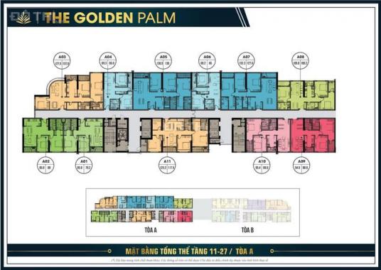 The Golden Palm chiết khấu ngay 400 triệu, hỗ trợ vay LS 0% khi mua căn hộ 3PN. LH: 0972526895