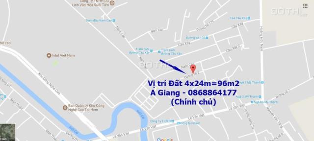 Cần tiền kinh doanh bán đất gấp tại Quận 9, DT 96m2. Giá 2.2 tỷ, P Tân Phú, Quận 9