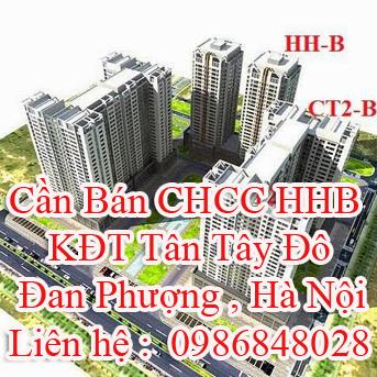 Cần bán CHCC HHB KĐT Tân Tây Đô, Tân Lập, Đan Phượng, Hà Nội