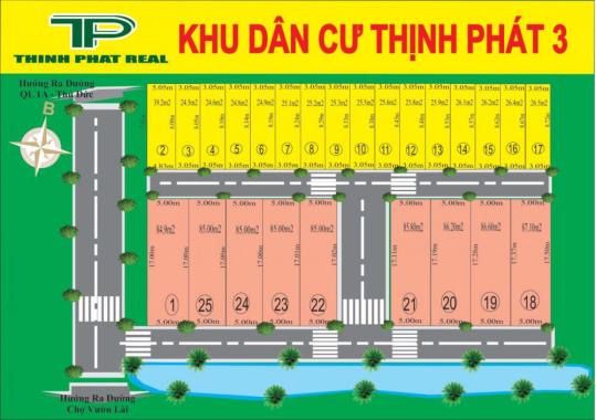 Công ty Thịnh Phát chuyển nhượng 5 lô đất An Phú Đông, giá 1 tỷ 750tr, SHR công chứng ngay 