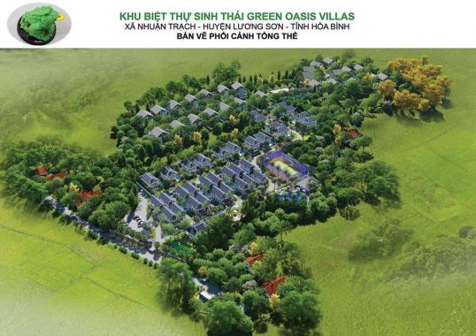 Mở bán biệt thự vip Green Oasis Villas, Nhuận Trạch, Lương Sơn, Hòa Bình