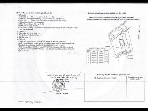 Đất sổ riêng đối diện UBND phường An Phú Đông, 25 triệu/m2