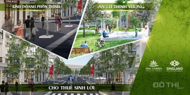 Hot ra hàng 21 lô nhà phố, LK mặt CV đẹp nhất dự án Sing Garden Bắc Ninh. LH hotline: 0968969