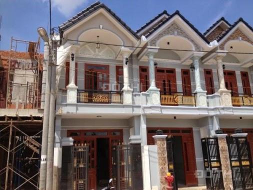 Nhà mới xây 1 trệt, 1 lầu, 3PN, 72m2 đô thị mới Hóc Môn