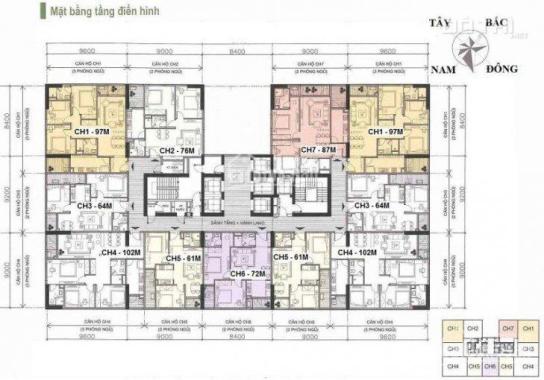 Bán căn hộ 2007 tòa CT1 chung cư A10 Nguyễn Chánh, Nam Trung Yên, 60,9m2