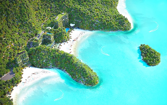 Flamingo Cát Bà Beach Resort là tổ hợp nghỉ dưỡng, tọa lạc trên bờ biển Cát Cò 1 và Cát Cò 2