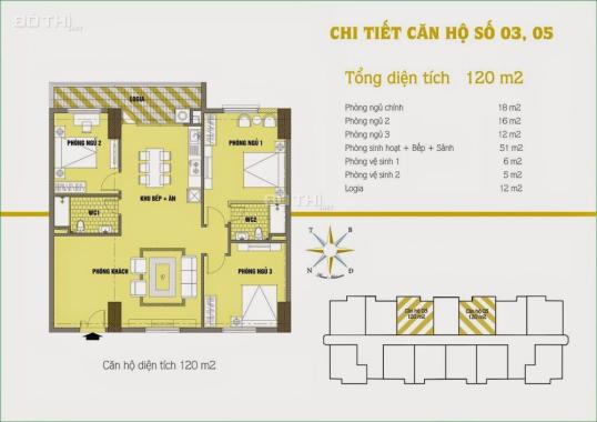 Bán chung cư C37 Bắc Hà, mặt đường Lê Văn Lương 3PN, 23.5 Tr/m2