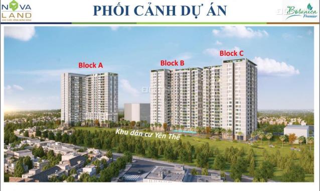 Cần bán căn hộ Botanica Premier, 2 phòng ngủ, 2 wc, ban công, view sân bay, giá 2 tỷ 550 triệu