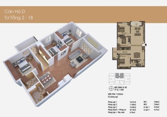 Đón tết cùng Trương Định Complex lựa chọn căn hộ đẹp 3PN, 85m2, 102m2, 119m2