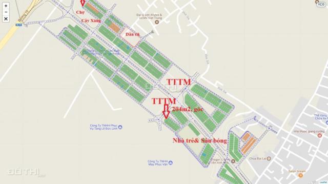Lô biệt thự 174m2, MT: 12m giữa TTTM, nhà trẻ, sân bóng tại Dragon City TB. Ms Hiền: 0977262415