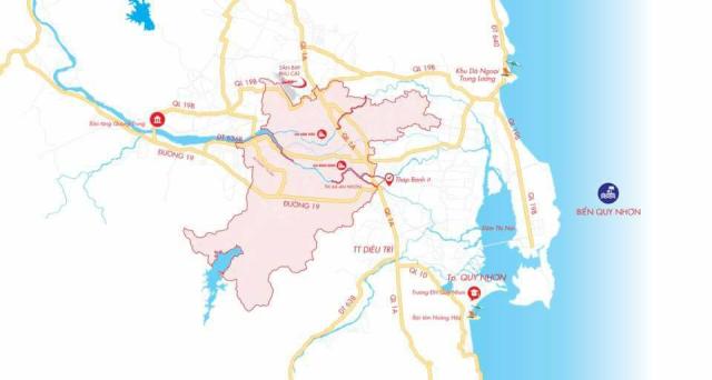 Bán đất nền dự án tại Xã Bình Định, An Nhơn, Bình Định, diện tích 70m2 - 1505m2, giá 8,5 - 12 tr/m2