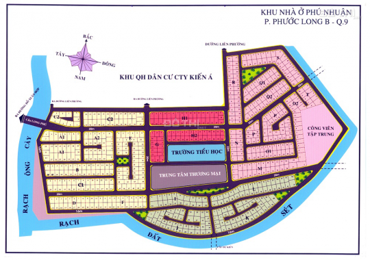 Cần bán các đất nền quận 9 tại dự án KDC Phú Nhuận - Phước Long B, sổ đỏ cá nhân - giá rẻ