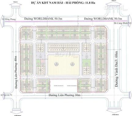 Cập nhật mới nhất về dự án đất nền KĐT Nam Hải, Hải An giá 10,5tr/m2. LH: 0936.718.369 - BQLD