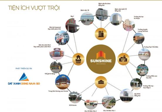 Bán nhà liền kề tại trung tâm thành phố Biên Hòa, Sunshine Residences