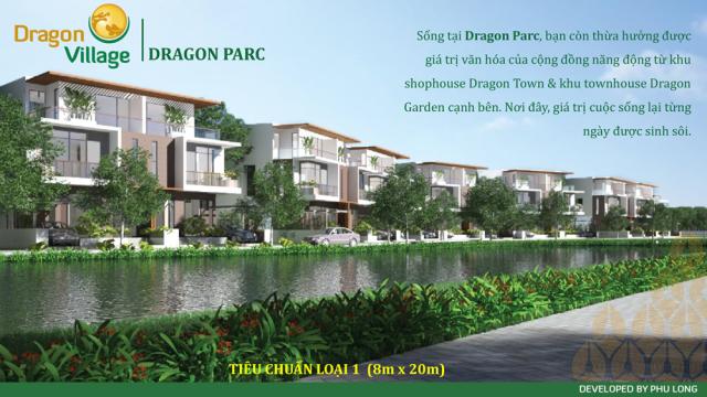 Nhà phố vườn 1T, 2L, Dragon Village ngay vòng xoay Phú Hữu, Q9, chỉ 4 tỷ/căn, đầu tư sinh lợi cao