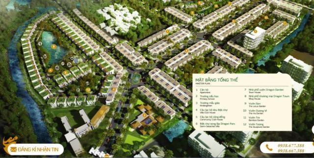 Nhà phố vườn 1T, 2L, Dragon Village ngay vòng xoay Phú Hữu, Q9, chỉ 4 tỷ/căn, đầu tư sinh lợi cao