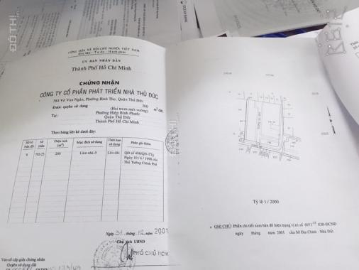 Bán lô đất 200m2 Quốc Lộ 13, gần trạm y tế Hiệp Bình Phước, vuông vức, lý tưởng xây nhà