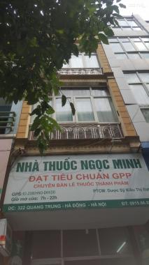Chính chủ bán nhà mặt phố Quang Trung, Hà Đông, 48m2x4T, kinh doanh sầm uất giá rẻ. 0987.013.588