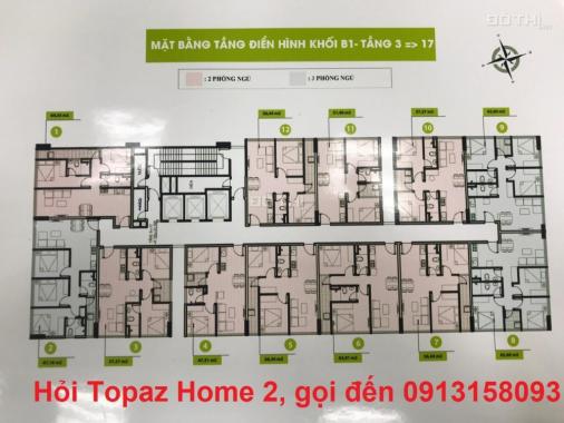 Căn hộ Topaz Home 2, quận 9. Giá 990 triệu/2 phòng ngủ, 47 m2