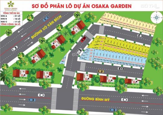 Chính thức nhận giữ chỗ dự án Osaka Garden, giá chỉ 10.9tr/m2