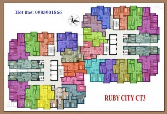 Ruby CT3 Phúc lợi, giá 18,25tr/m2 (VAT + full NT), CK 20 triệu, LH: 0983901866