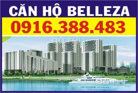 Bán căn hộ Belleza, ở ngay. DT 92m2, 2PN, 2WC, nội thất đầy đủ, giá 2.1tỷ. LH: 0916388483