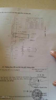 Bán nhà Hóc Môn, đường Quang Trung, thị trấn Hóc Môn, 3.2x15m, đúc 1 tấm, giá 2.3 tỷ
