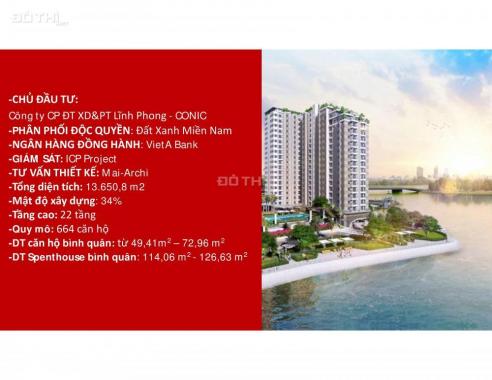 Chỉ từ 1,1 tỷ 1 căn, căn hộ Conic Riverside cạnh Quốc Lộ 50, NH hỗ trợ vay 70%. LH 0938199552