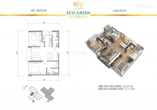 Căn hộ Eco Green mặt tiền Nguyễn Văn Linh, Q7 chỉ từ 2.3 tỷ/2PN. Liên hệ 0938 199 552 Bảo Đại