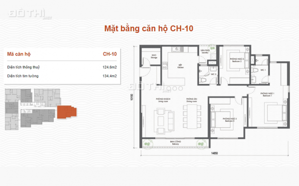 Bán căn hộ 124m2 mặt đường Nguyễn Văn Cừ, 3 mặt thoáng view thành phố đẹp nhất