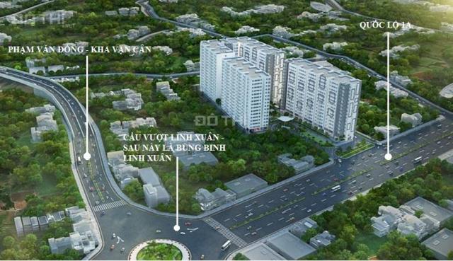 Mở bán căn hộ Phạm Văn Đồng, thuộc Linh Trung, Thủ Đức, giá dự kiến 800 tr, 2PN, 2WC CĐT Singapore