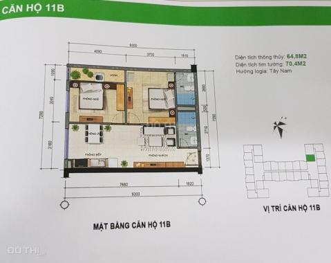 Chung cư nhà ở CBCS Công An 282 Nguyễn Huy Tưởng, 64m2, giá 16tr/m2. 038.227.6666