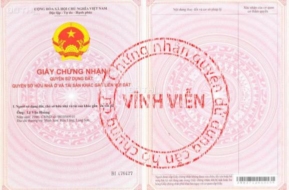 Bán đất Dương Công Khi (Hóc Môn) 490tr/ sổ hồng 2018, vay 70%