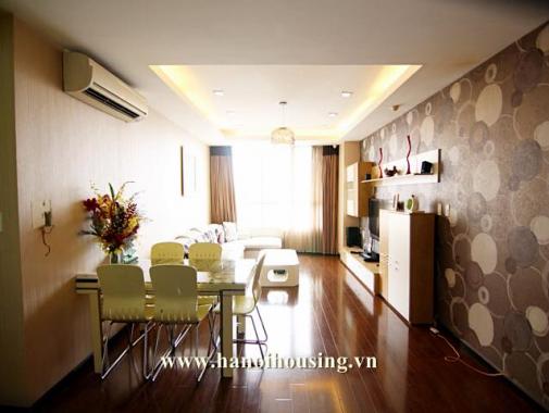 Cho thuê căn hộ CCCC 71 Nguyễn Chí Thanh, 110m2, 3PN, full nội thất, 13tr/th. Lh 0964088010