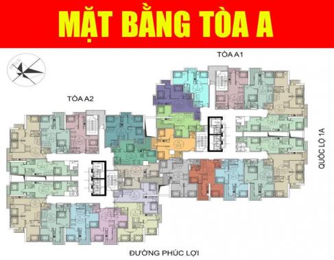 Mở bán chung cư Ruby City dự án CT3 Phúc Lợi tòa A2, giá chỉ từ 855 triệu/căn