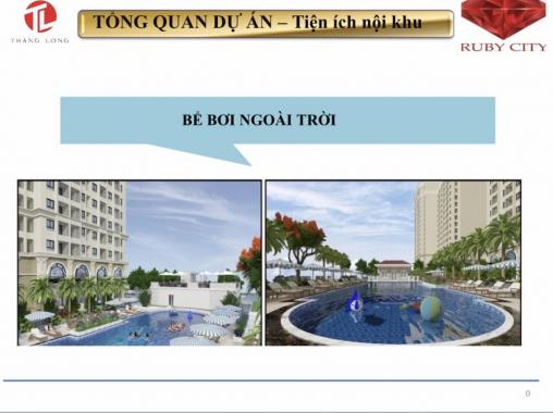 Mở bán chung cư Ruby City dự án CT3 Phúc Lợi tòa A2, giá chỉ từ 855 triệu/căn