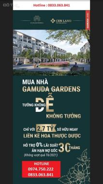 Mua biệt thự, liền kề Gamuda chỉ có 2.7 tỷ, vừa để ở vừa để đầu tư, CK 9%