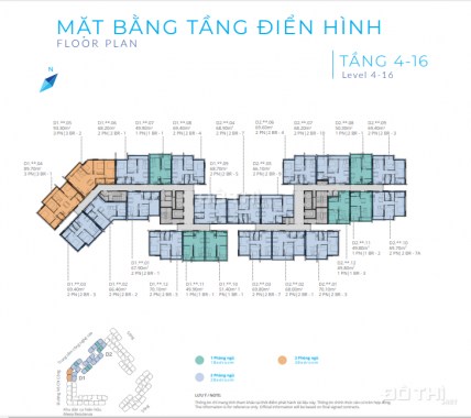 Bán căn hộ chung cư tại dự án Safira Khang Điền, Quận 9, Hồ Chí Minh. DT 55m2, giá 1,5 tỷ