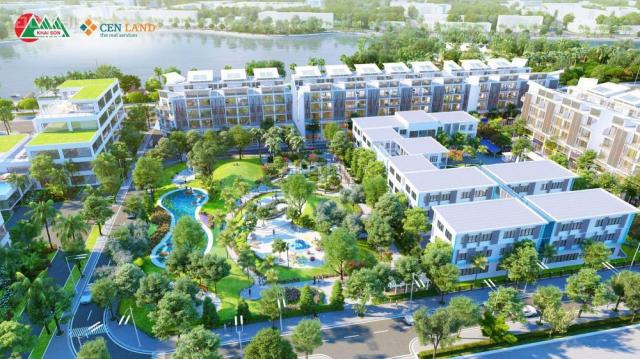 Bán nhà mặt phố tại dự án Khai Sơn, Long Biên, Hà Nội, diện tích 6x15m, xây 5 tầng, 098.660.3136