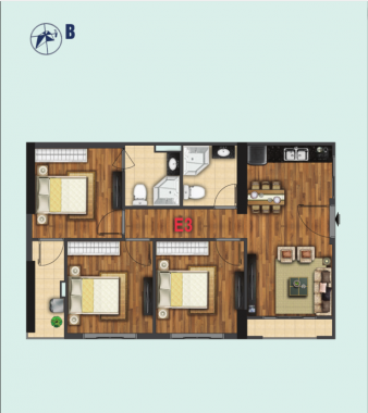 Bán căn hộ chung cư tại đường Liễu Giai, Ba Đình, Hà Nội, 3PN, giá 4.5 tỷ