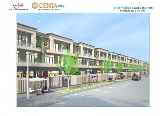 Sở hữu căn shophouse đẳng cấp thượng lưu Centa City với giá chỉ từ 3 tỷ