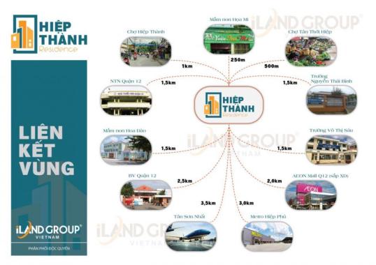 Bán đất nền đường Hiệp Thành 13, Phường Hiệp Thành, Quận 12 giá tốt chủ đầu tư