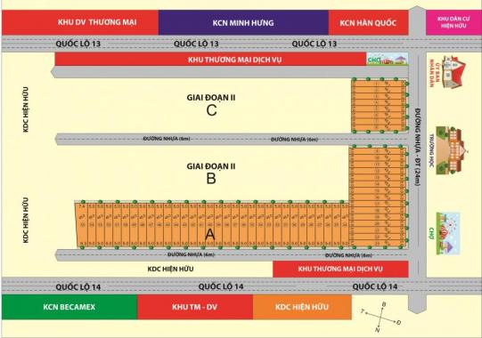 320tr/250m2 ngay KCN Becamex sổ, hồng thổ cư, tiện ích đầy đủ. Call: 0981748128 Đức